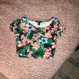 Floral crop top